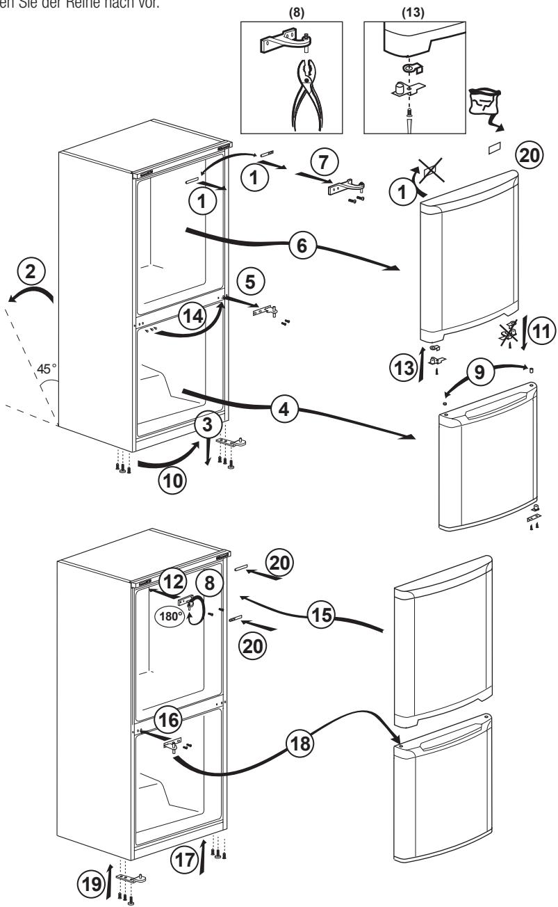 BEKO RCNE560E40ZXPN - Turanschlag umkehren - 1