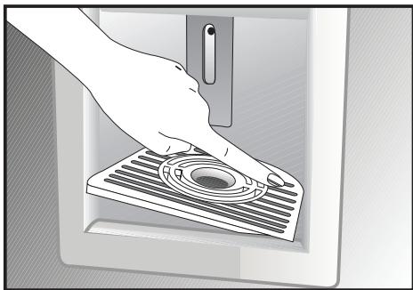 BEKO GNEV422X - Socle du distributeur - 1