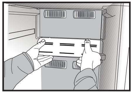 BEKO GNEV422X - Replacing the Interior Light Bulb - 1