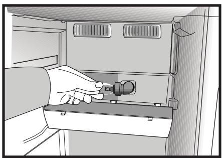 BEKO GNEV422X - Remplacer l'ampoule intérieure - 7