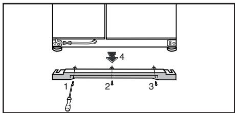 BEKO GNEV422X - Door height adjustment - 2