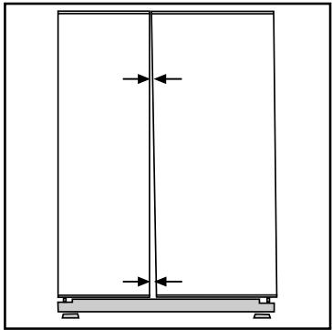 BEKO GNEV422X - Réglage de la hauteur de la porte - 4