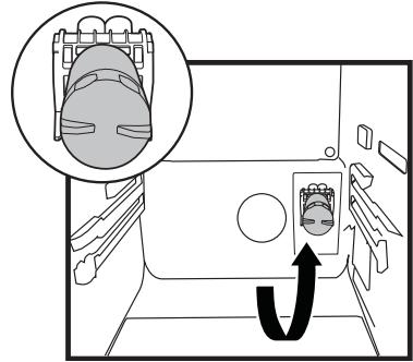 BEKO GNEV422X - Raccordement du tuyau de vidange à la carafe - 2