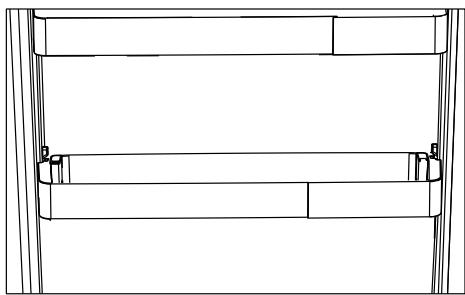 BEKO RCNE560K40WN - Balconnet de porte amovible (en option) - 2