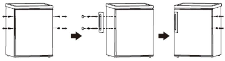 MEDION MD 37120 - Cambiar tope de la puerta - 4