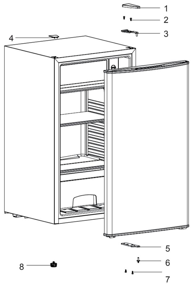ARDES 5I45 - Réversibilité porte - 1