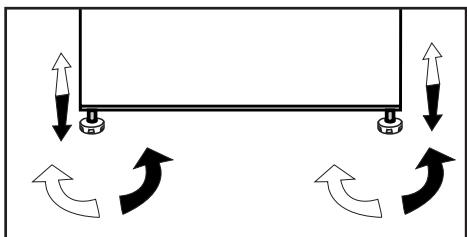 BEKO RSSE265K30WN - Rregullimi i këmbëve - 1