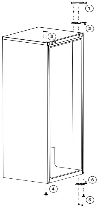 BEKO RSSE265K30WN - Ovien uudelleen sijoitus - 1