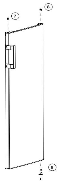 BEKO RSSE265K30WN - Vending af dør - 2