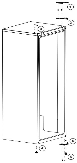 BEKO RSSE265K30WN - Reversing the doors - 1