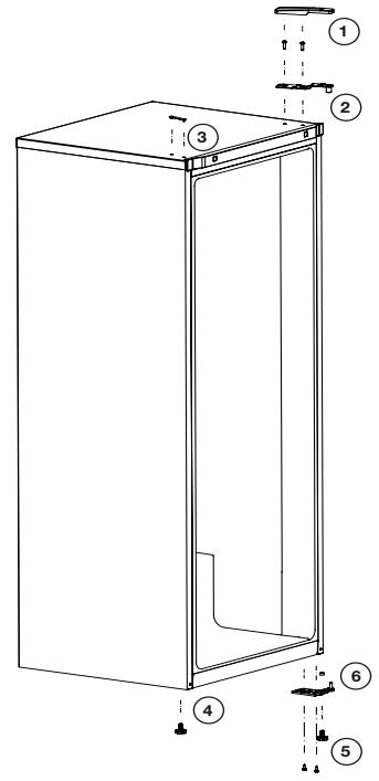 BEKO RSSE265K30WN - Vending af dør - 1