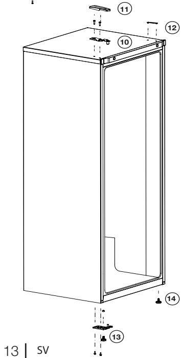 BEKO RSSE265K30WN - Omhängning av dorrar - 3