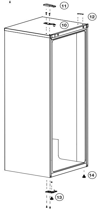 BEKO RSSE265K30WN - Omhengsling av dorene - 3