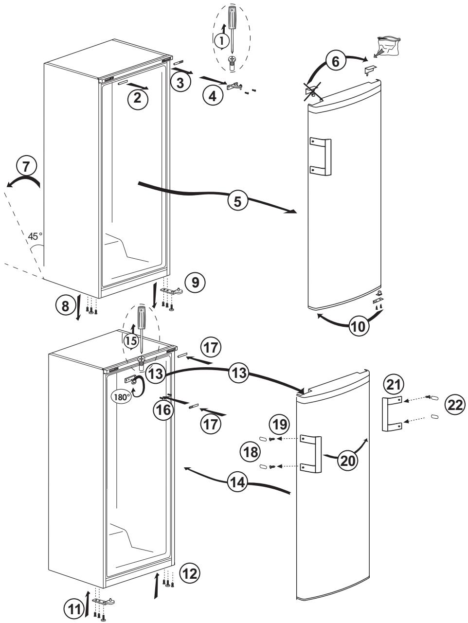 BEKO RSSE265K30WN - Vzvratno vrat - 1