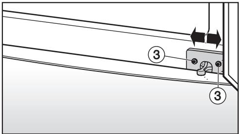 MIELE KFN 37432 ID - Alignement des portes de l'appareil - 2