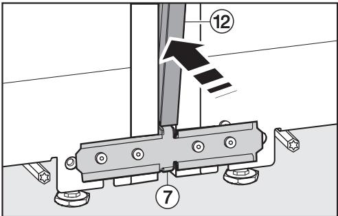 MIELE KFN 37432 ID - Étapes de montage sur la face avant des appareils - 2