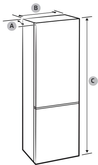 SAMSUNG RB34T670ESA - Dégagement - 1