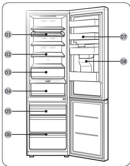 SAMSUNG RB34T670ESA - Présentation rapide du réfrigérateur - 2