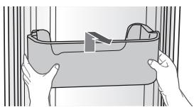 SAMSUNG RF56J9010SL - RF56J9040SG/EF - RIMOZIONE DEGLI ACCESSORI DEL FRIGORIFERO - 3