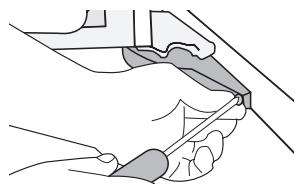 SAMSUNG RF56J9010SL - RF56J9040SG/EF - Rimontaggio dello sportello del congelatore - 7