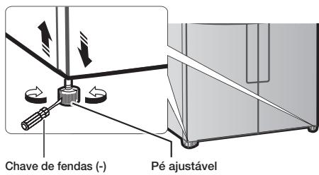 SAMSUNG RF56J9010SL - RF56J9040SG/EF - NIVELACAO DO FRIGORIFICO E AJUSTE DA ALTURA E FOLGA DAS PORTAS - 1
