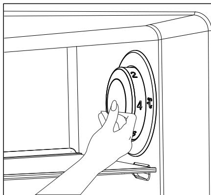 BEKO RDNE455E30DZXBN - Bouton de réglage de température - 1