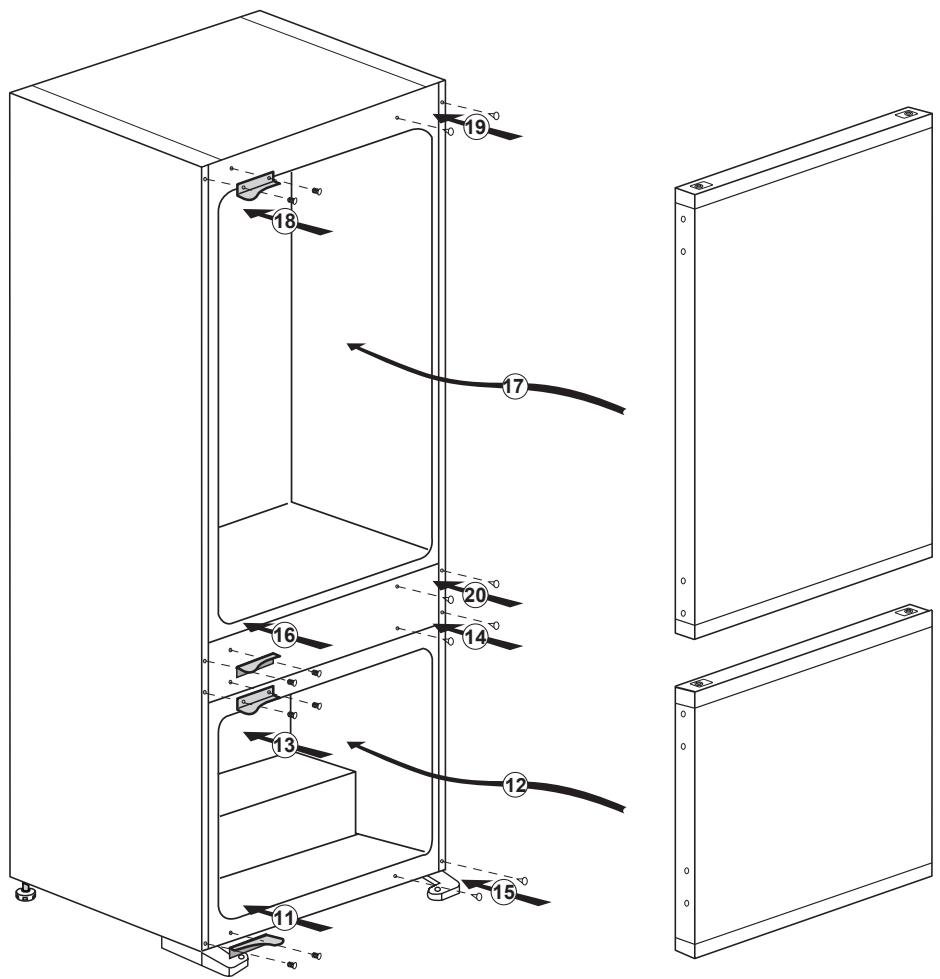 BEKO ICQFD173 - Inversarea uşilor - 2