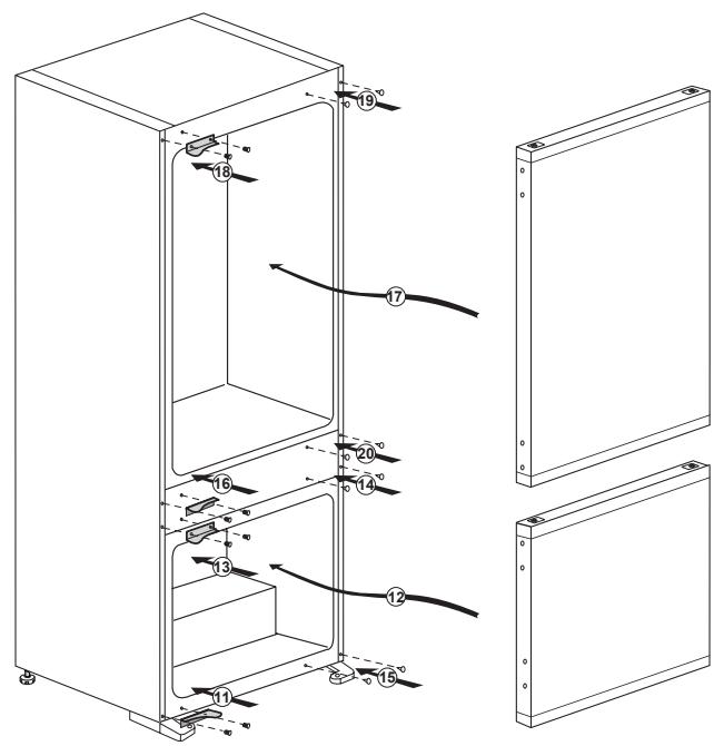 BEKO ICQFD173 - Reversing the doors - 2