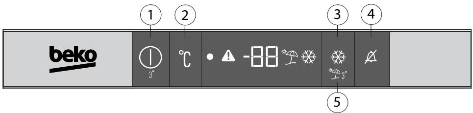 BEKO BSSA315E3SFN - Bedieningspaneel - 1