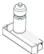 HISENSE RS741N4WC1 - Utilisation des range-bouteilles - 1