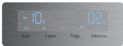 HISENSE RS741N4WC1 - Commandes d'affichage - 1