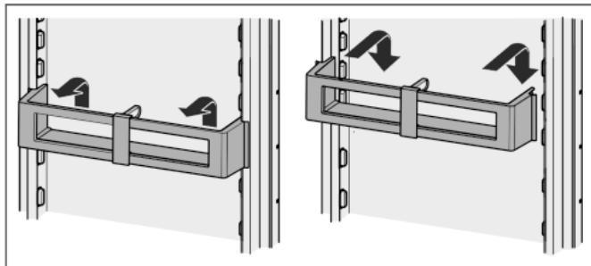 LIEBHERR CBNEF5735 - Déplacer les balconnets de contre-porte - 1