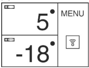 LIEBHERR CBNEF5735 - Voyant d'etat pour WiFi sur l'écran d'accueil - 1