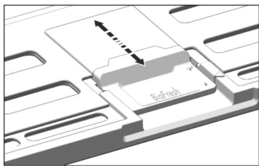 LIEBHERR CBNEF5735 - Régler l'humidité dans le compartment Fruit &amp; Vegetable - 1
