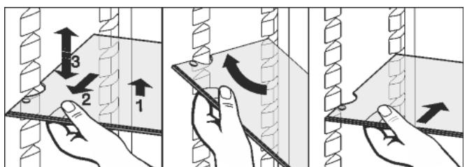 LIEBHERR CBNEF5735 - Déplacer ou-retirer les tablettes - 1