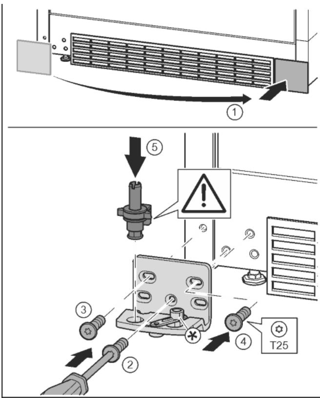 LIEBHERR CBNEF5735 - Déplacer les pièces du palier inférieur - 3