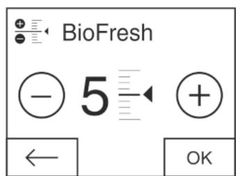 LIEBHERR CBNEF5735 - Régler la température dans le组成部分 BioFresh - 2