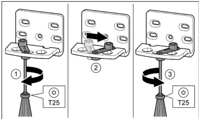 LIEBHERR CBNEF5735 - Déplacer les pièces du palier inférieur - 2