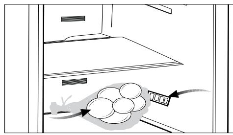 BEKO RDNE350K30XBN - Recommendations for the fresh food compartment *May not be available in all models - 1