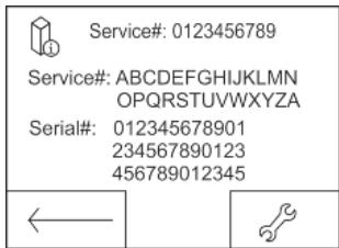 LIEBHERR CBNEF 4835  -  CBNEF4835-21 - Appeler à l'écran la désignation de l'appareil (modèle et index), le n° de service (service) et le n° de série (n° S) ainsi que les fonctions avancées : - 2