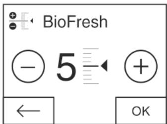 LIEBHERR CBNEF 4835  -  CBNEF4835-21 - Régler la température dans le compartiment BioFresh - 1