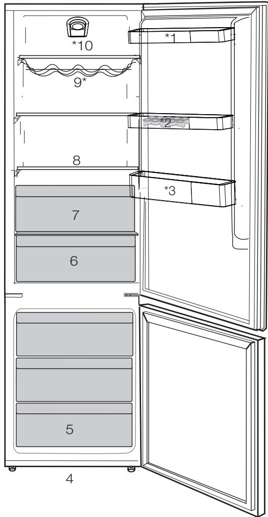 BEKO RCQNE365K20W - Votre réfrigérateur - 1