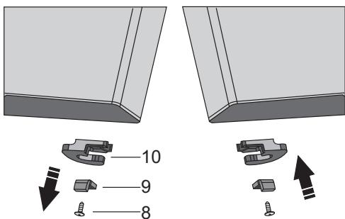 HISENSE RB390N4AW10 - INVERSION DU SENS D'OUVERTURE DE LA PORTE - 13