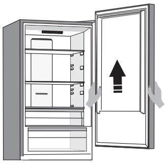 HISENSE RB390N4AW10 - INVERSION DU SENS D'OUVERTURE DE LA PORTE - 9