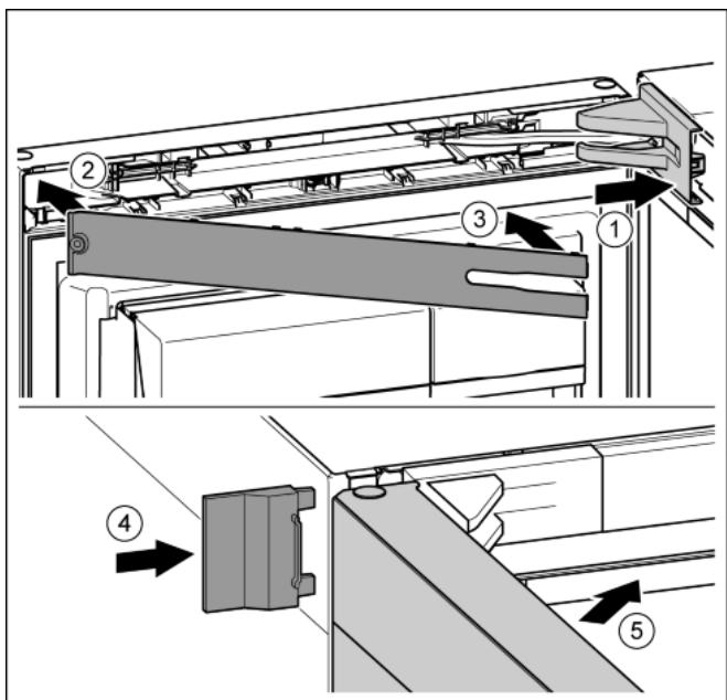 LIEBHERR SBSES8773-20 - Monter l'amortisseur de fermeture - 3