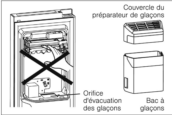 BOSCH KAI93VIFP - Retrait du bac à glaçons - 2