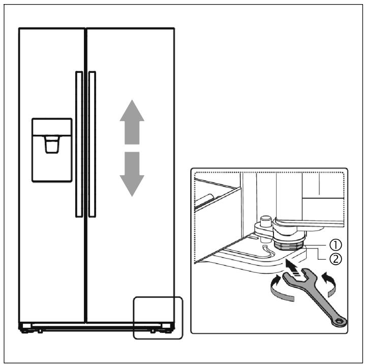 BOSCH KAI93VIFP - Türen ausrichten - 1