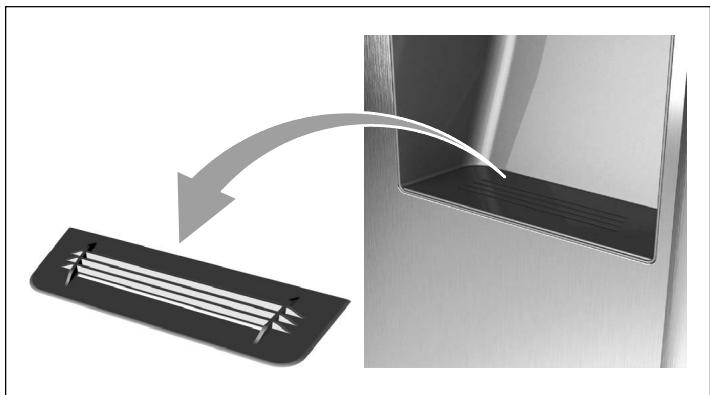 BOSCH KAI93VIFP - Cleaning water collecting tray and strainer - 1