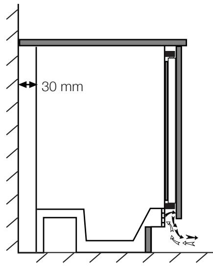 BEKO BU1203N - Posizionamento del frigorifero sotto il piano di lavoro e regolazione dei piedini - 3