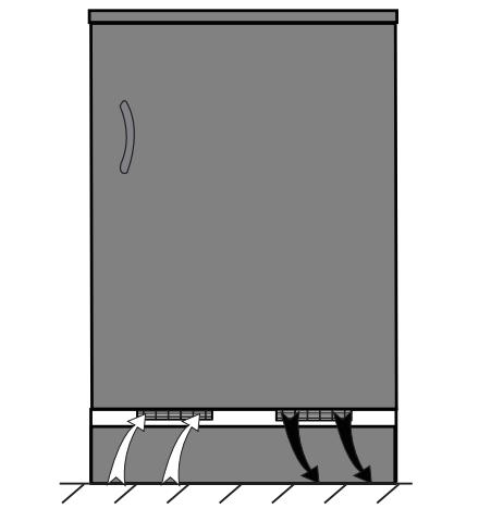 BEKO BU1203N - Placing the refrigerator under the counter and adjusting the legs - 2